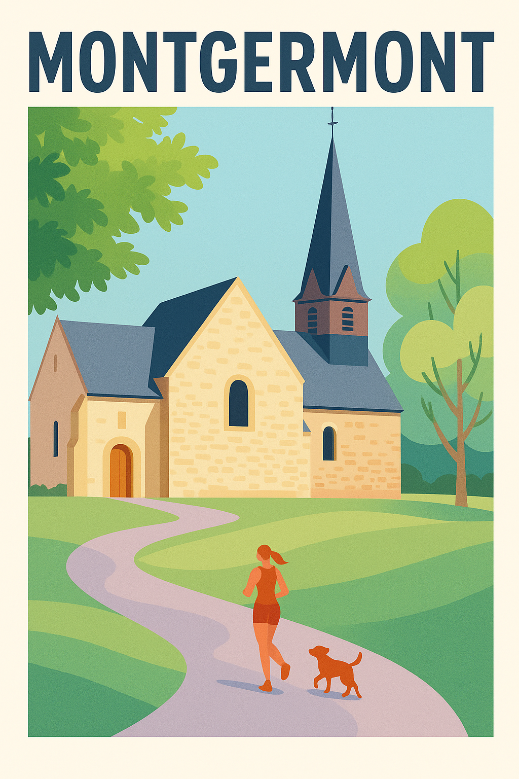 Affiche de Montgermont - Promenade paisible au cœur de la campagne bretonne