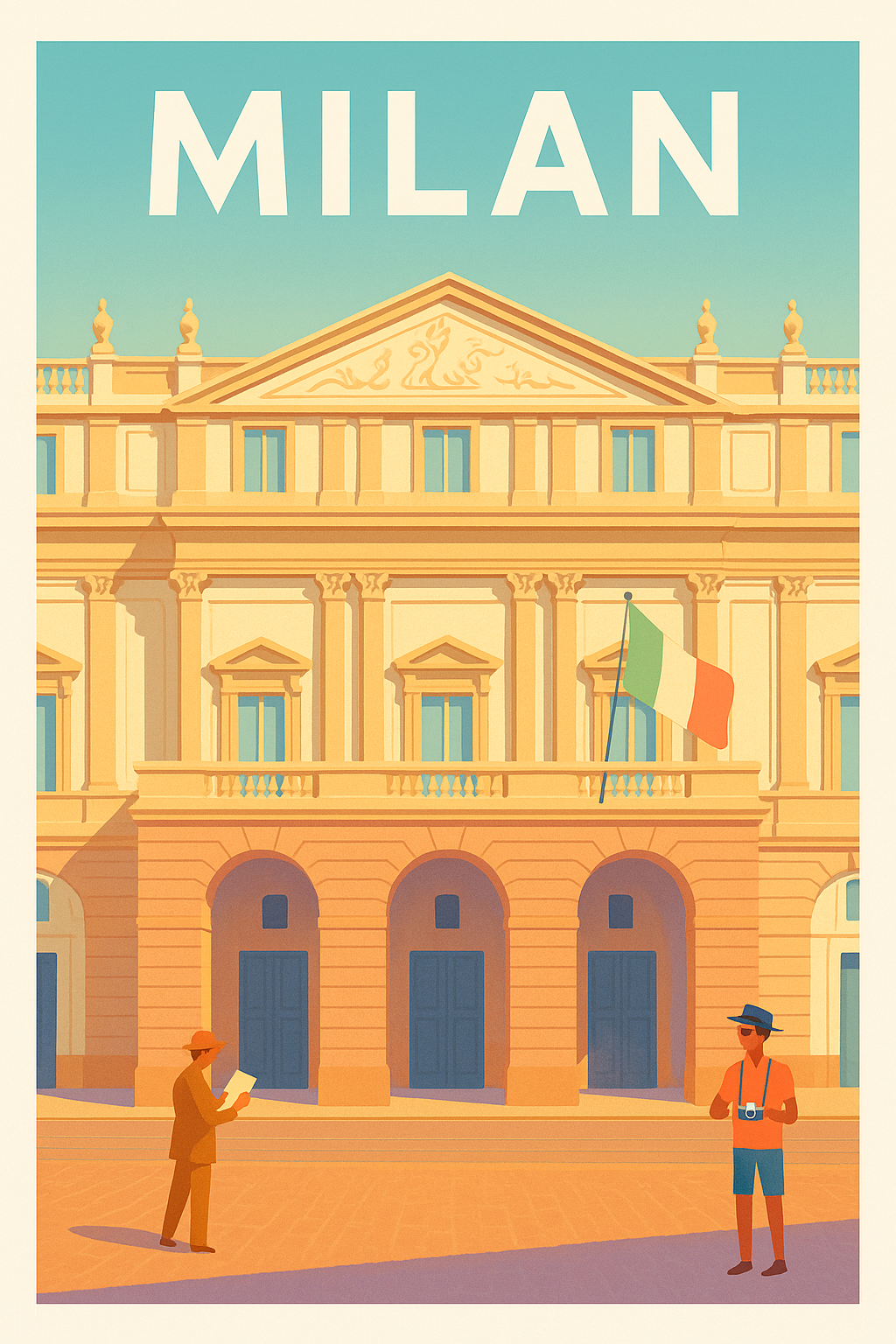 Affiche de Milan - L'élégance historique au cœur de la ville