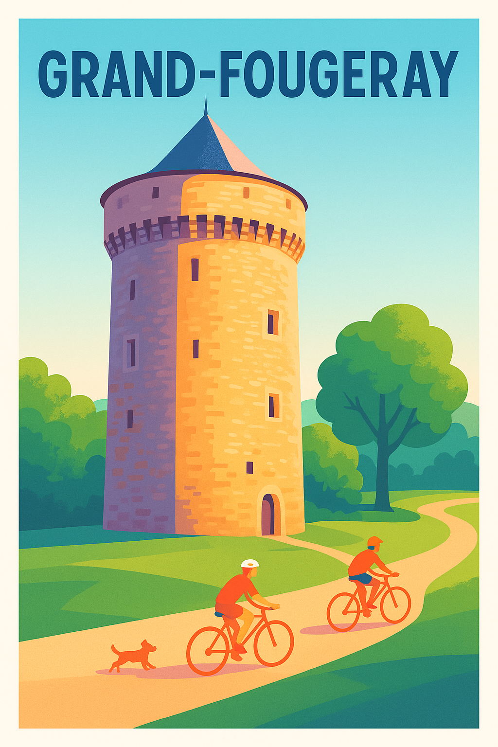 Affiche de Grand-Fougeray - Évasion et patrimoine au fil des chemins