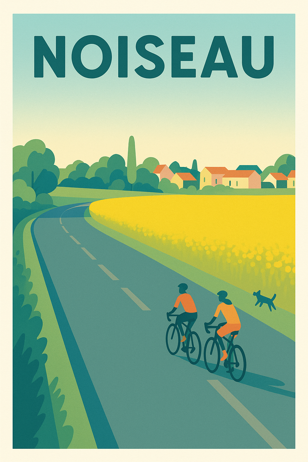 Affiche de Noiseau - L'escapade champêtre à vélo