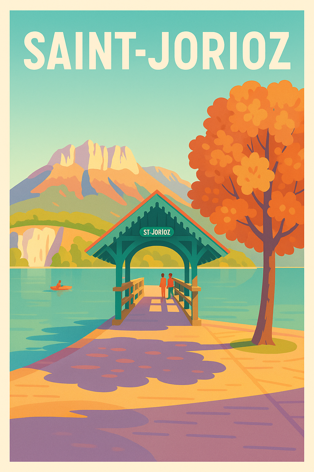 Affiche de Saint-Jorioz - Charme et sérénité au bord du lac