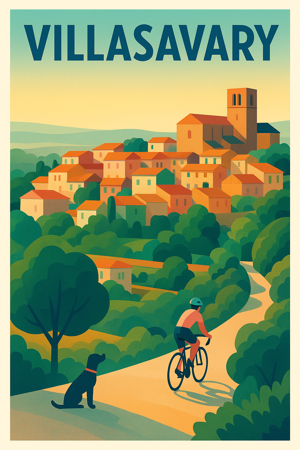 Affiche de Villasavary - L'élégance paisible d'un village au cœur de la nature