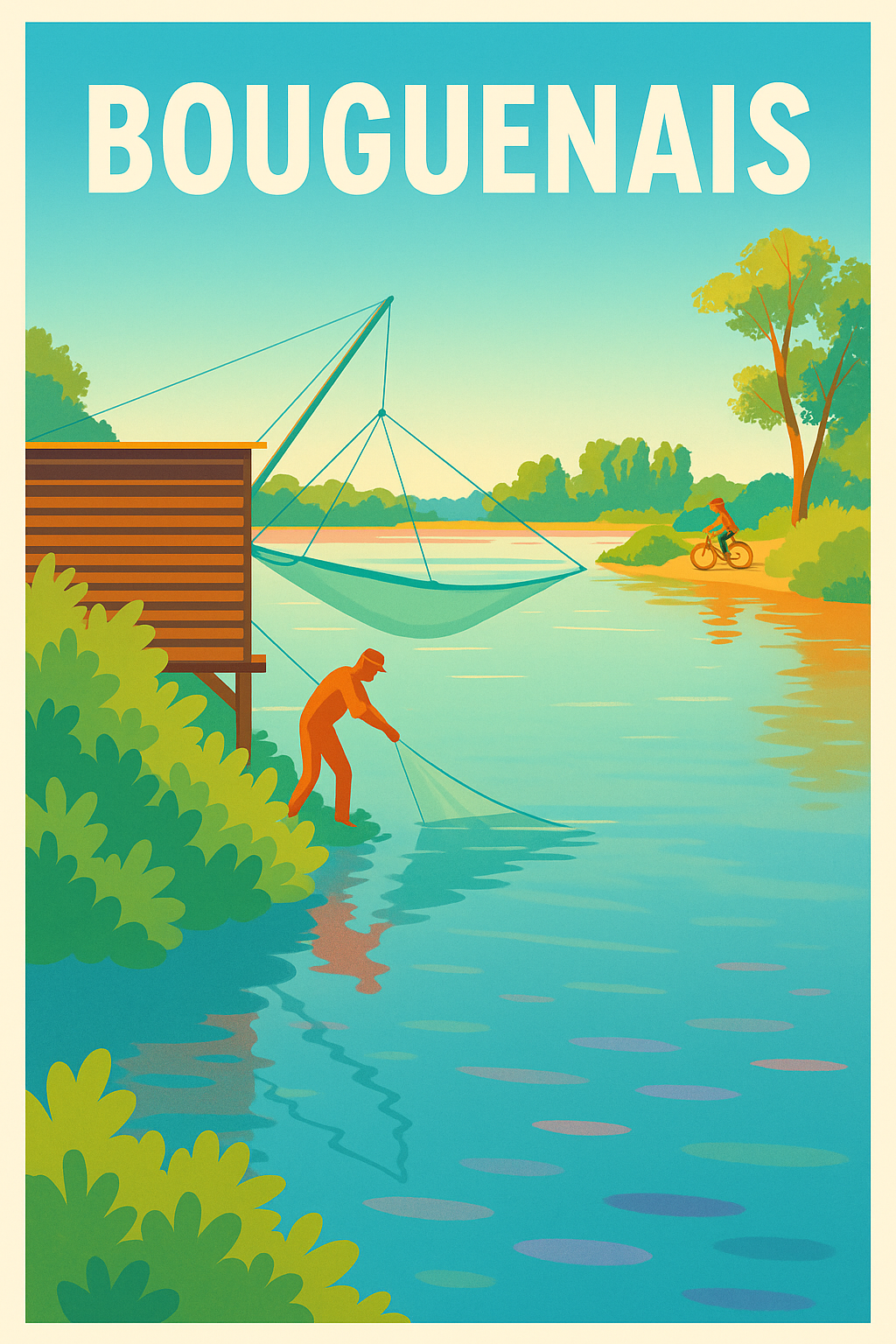 Affiche de Bouguenais - Sérénité au fil de l'eau