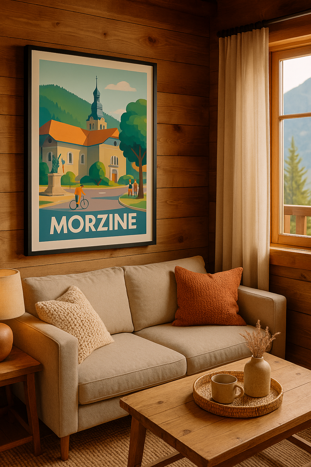 Mise en situation Affiche de Morzine - Charme et sérénité au cœur des montagnes