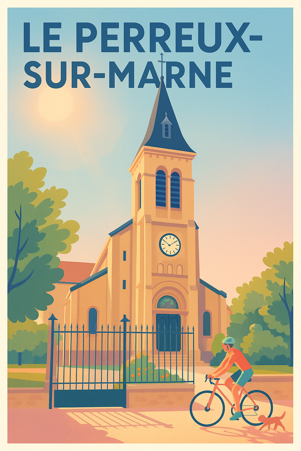 Affiche de Le Perreux-sur-Marne - Un coin de sérénité à vélo
