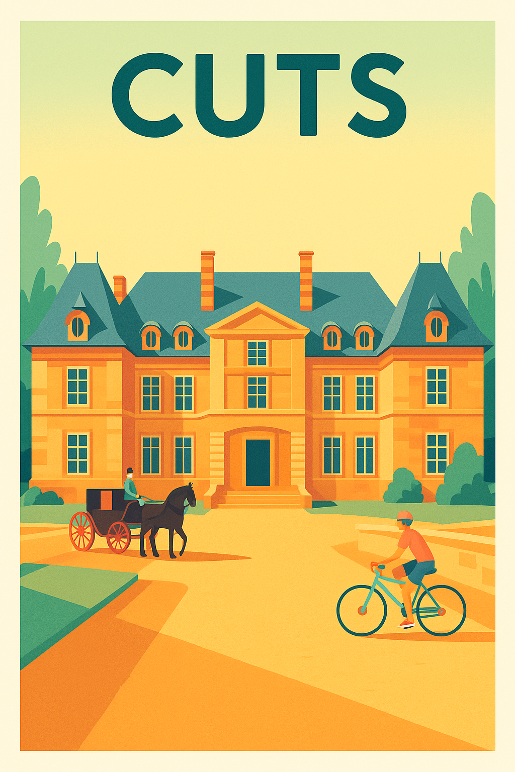 Affiche de Cuts - Charme et élégance à l'ancienne