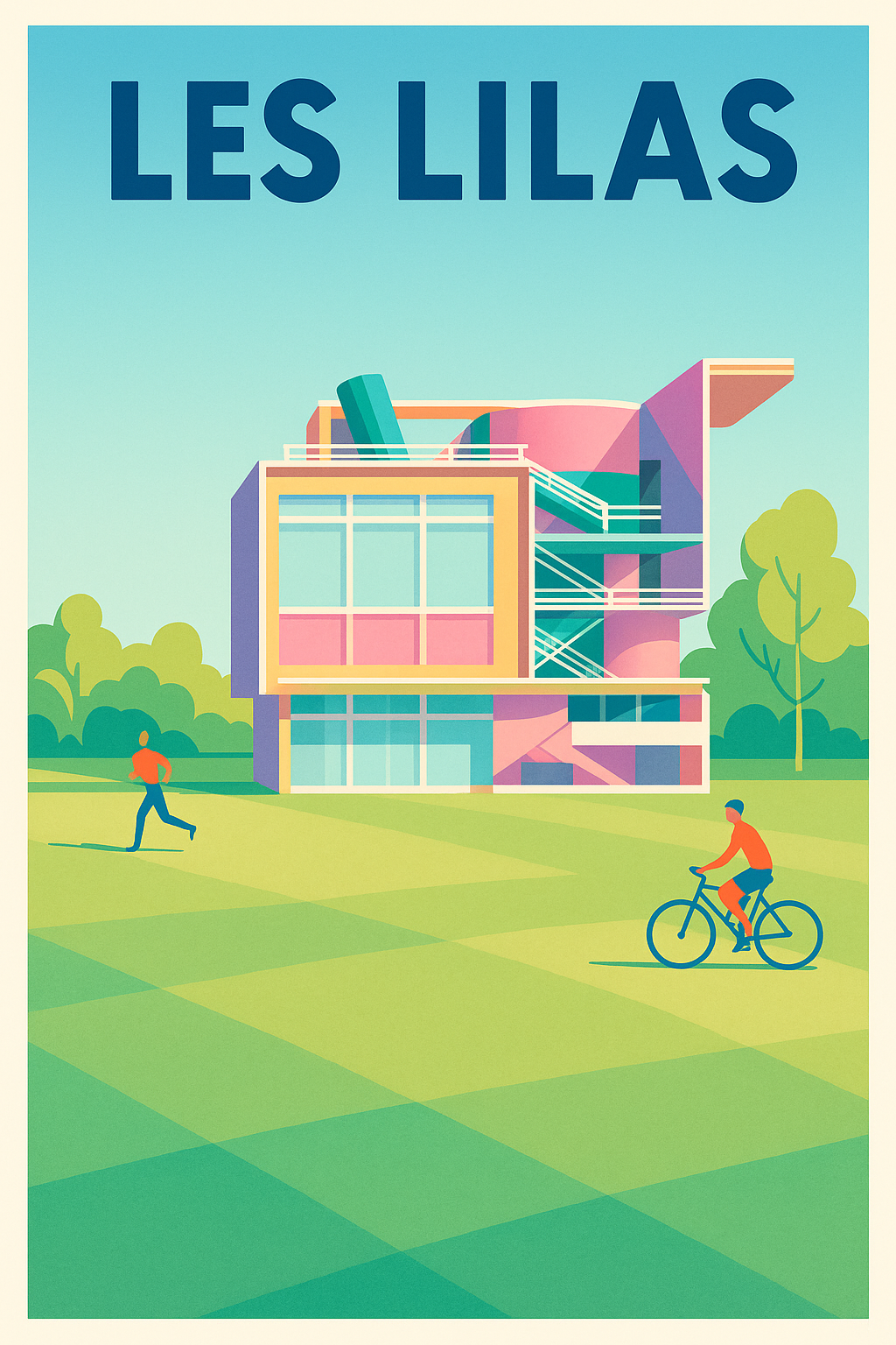 Affiche de Les Lilas - Une escapade architecturale moderne