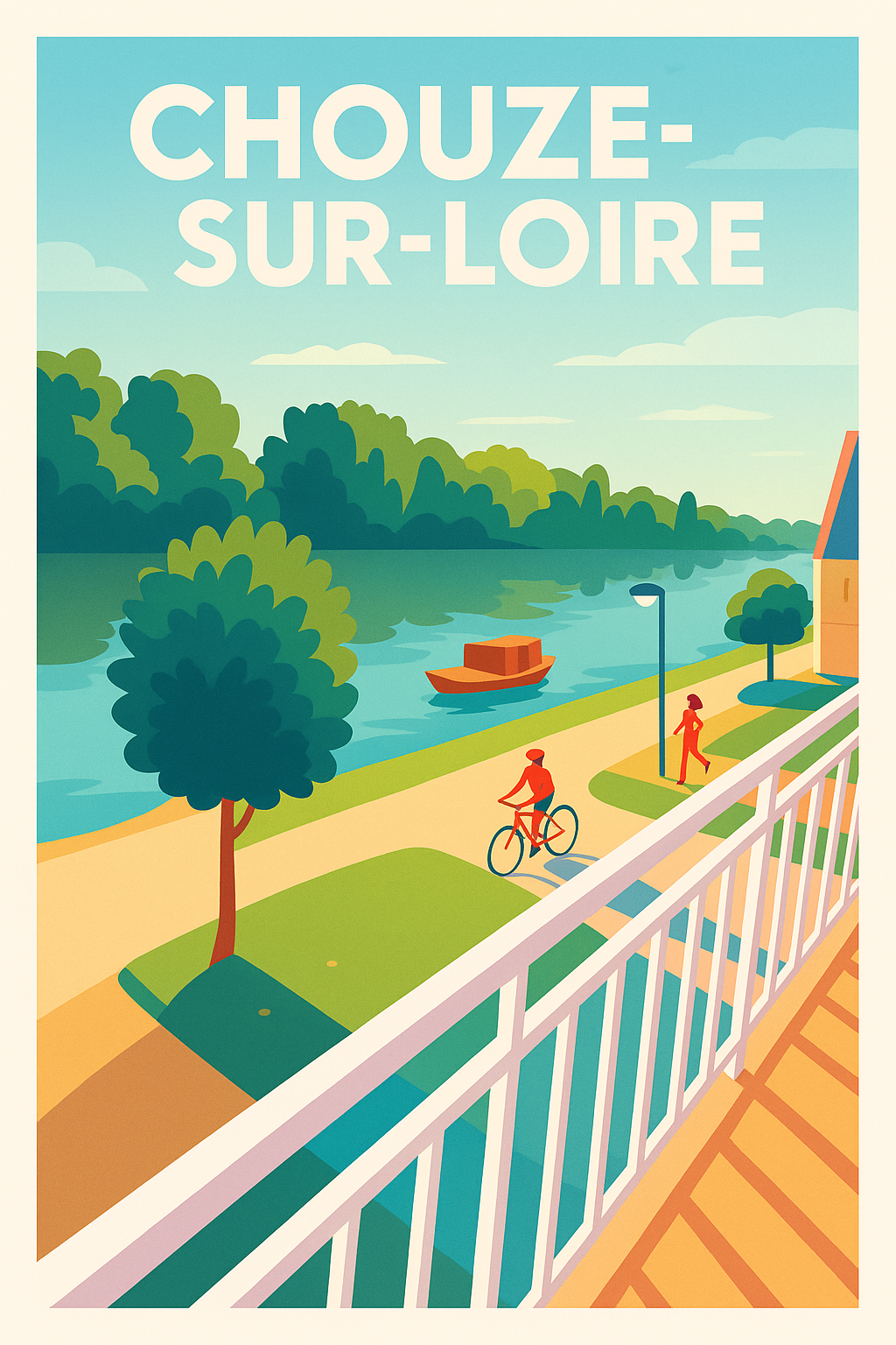 Affiche de Chouzé-sur-Loire - Balade au fil de la Loire