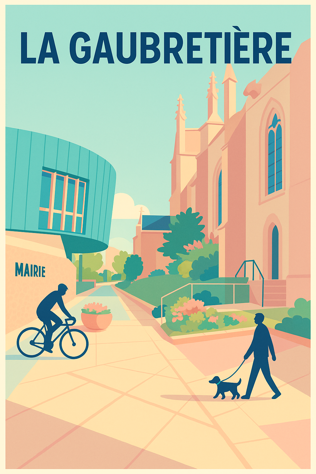 Affiche de La Gaubretière - Charme tranquille et élégance urbaine
