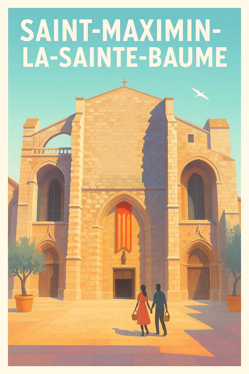 Affiche de Saint-Maximin-la-Sainte-Baume - Charme et Patrimoine Médiéval