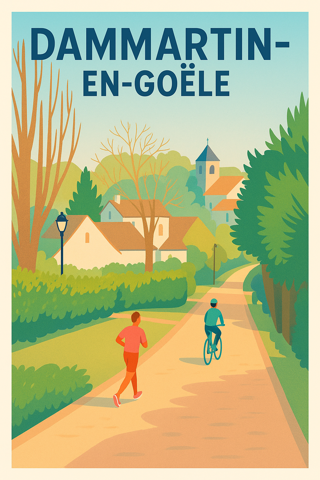 Affiche de Dammartin-en-Goële - Promenade tranquille en pleine nature