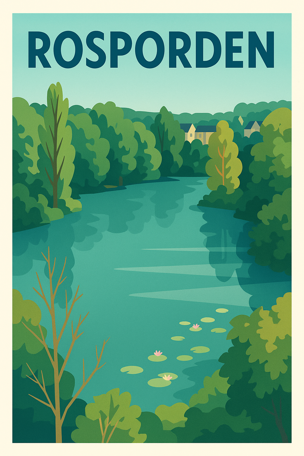 Affiche de Rosporden - Évasion nature et sérénité bretonne
