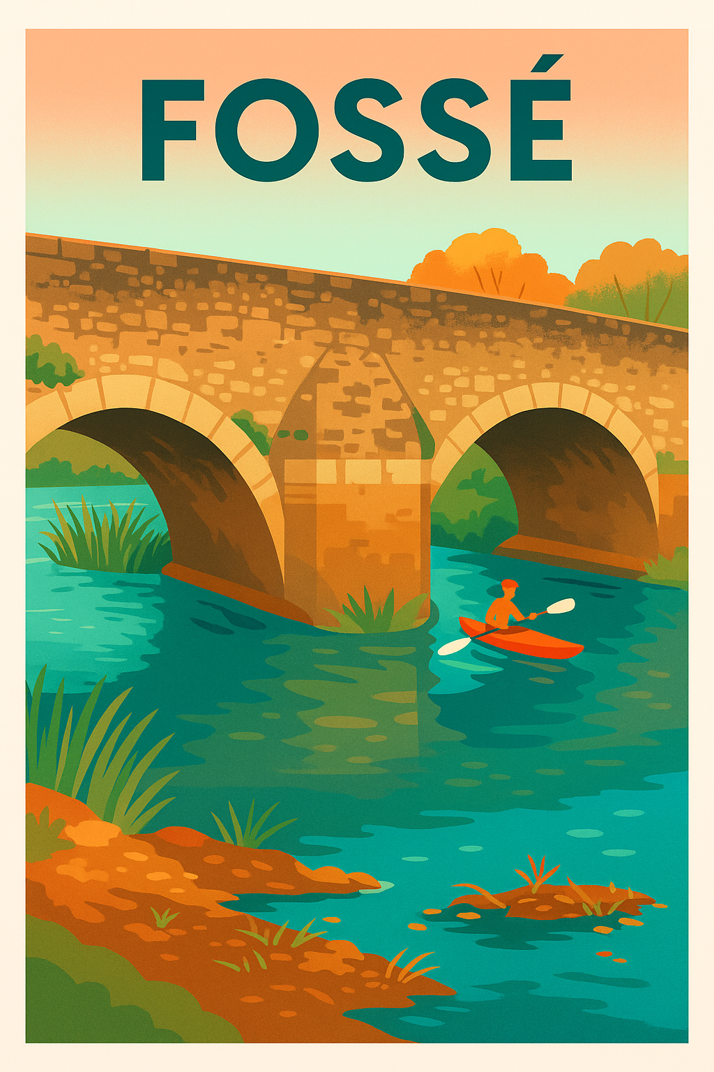 Affiche de Fossé - Escapade paisible au fil de l'eau