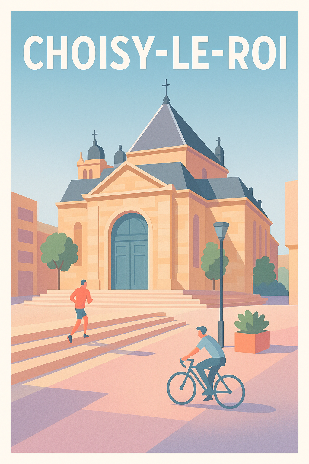 Affiche de Choisy-le-Roi - L'élégance urbaine au quotidien