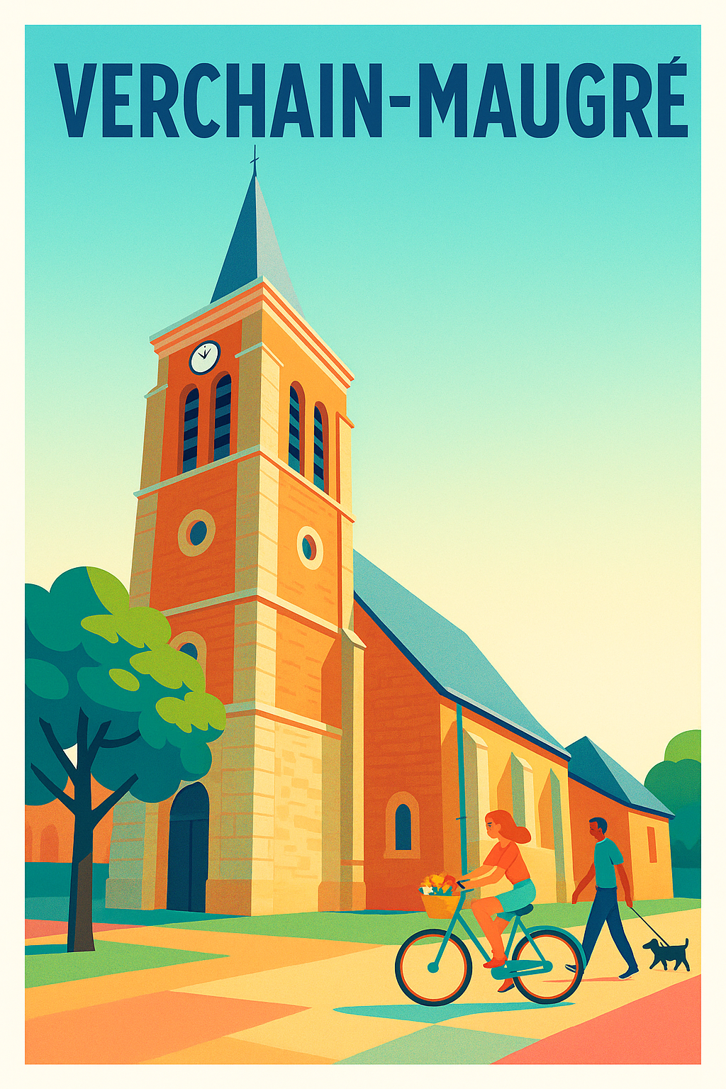 Affiche de Verchain-Maugré - Charme et douceur de la vie villageoise