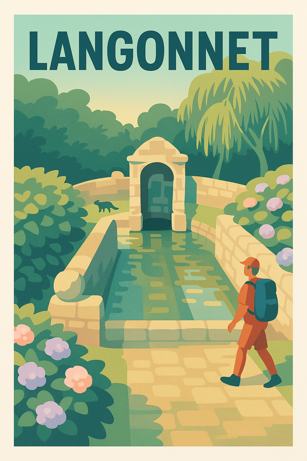 Affiche de Langonnet - Invitation à la découverte paisible