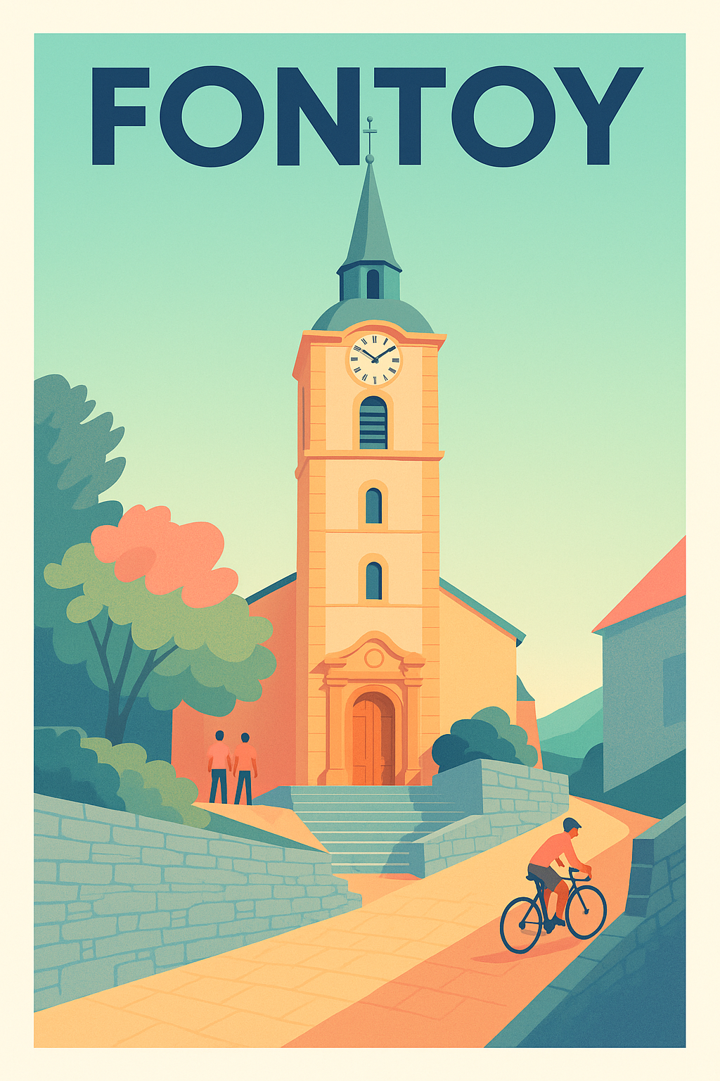 Affiche de Fontoy - Charme et sérénité au cœur du village