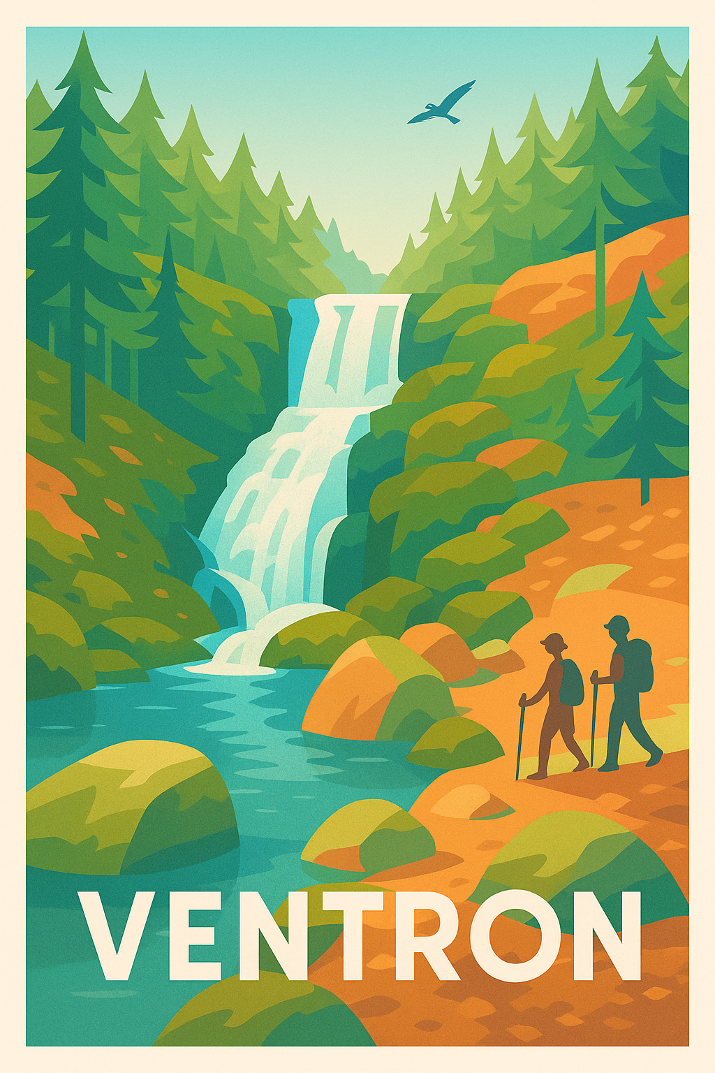 Affiche Ventron — Évasion nature au cœur des Vosges · poster d'art de Ventron