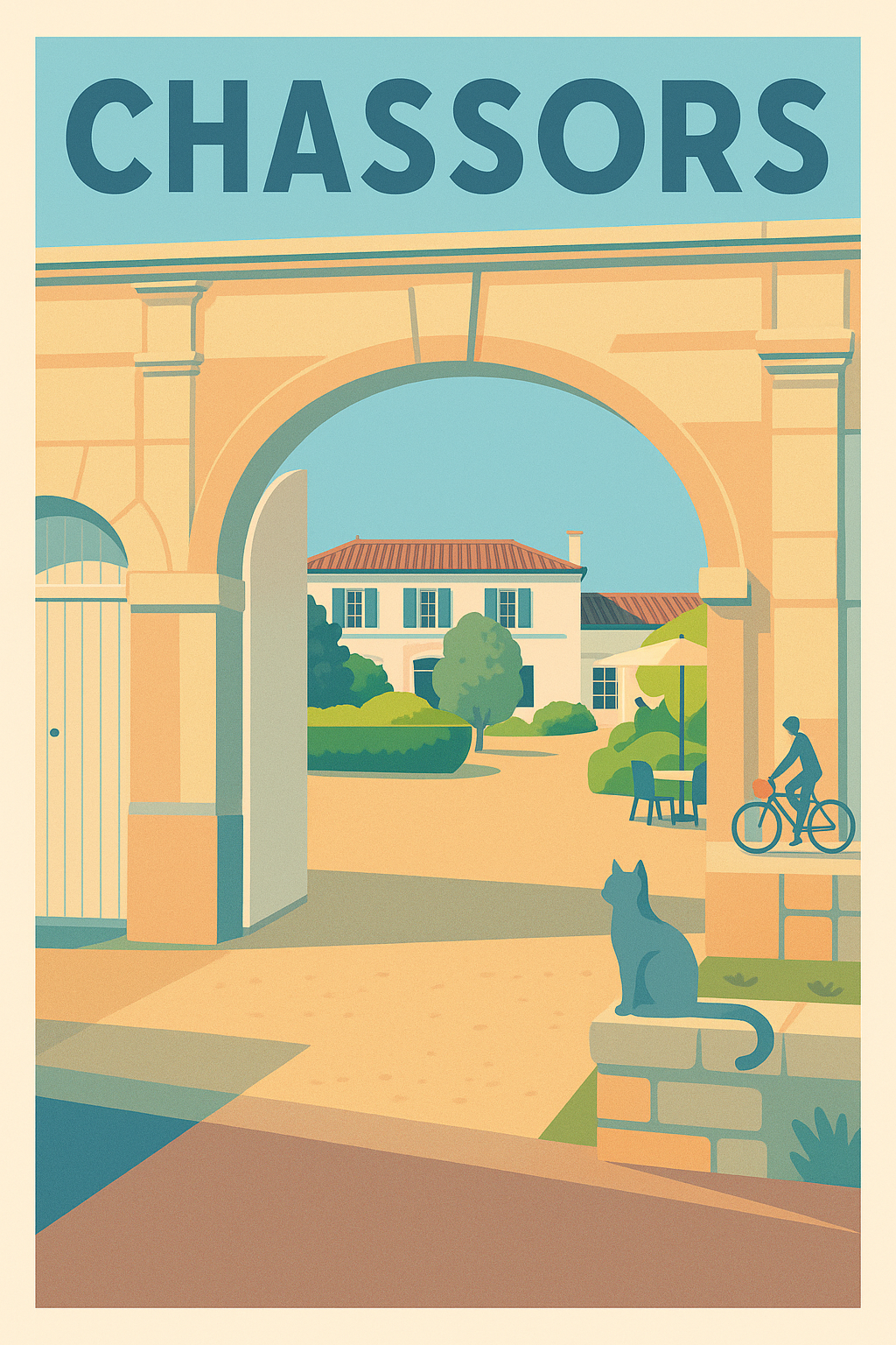 Affiche de Chassors - Tranquillité au cœur du village