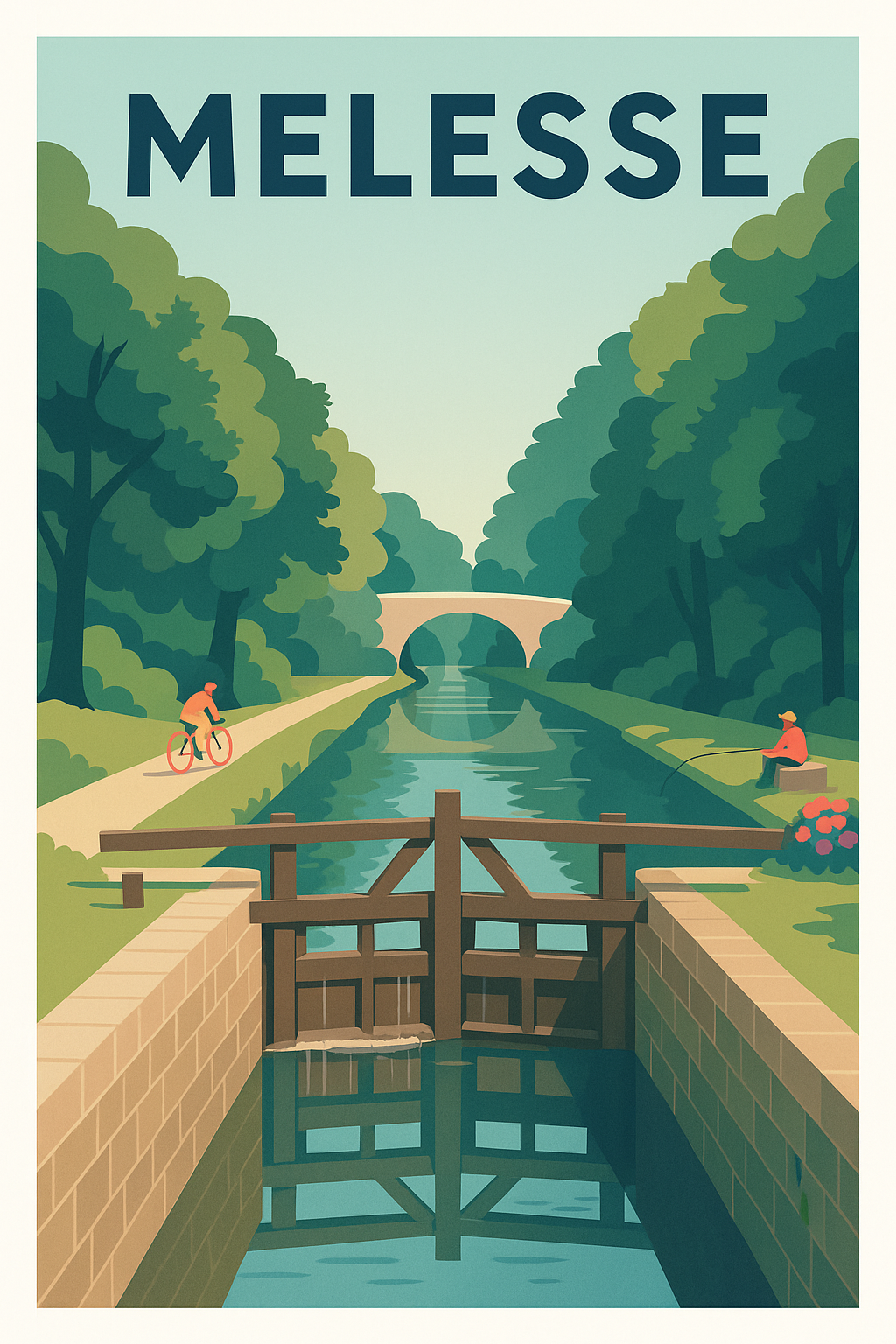 Affiche de Melesse - Évasion bucolique au fil de l'eau