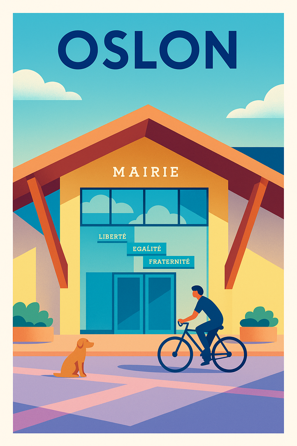 Affiche de Oslon - Charme et sérénité au cœur de la mairie