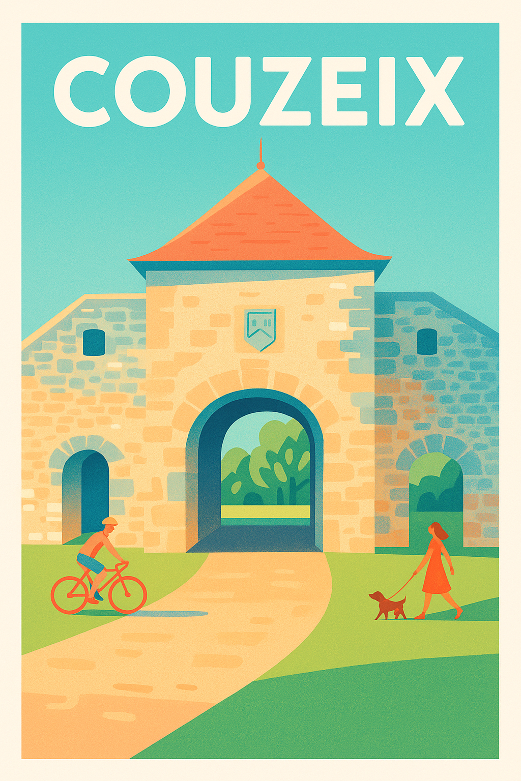 Affiche de Couzeix - L'entrée historique en douceur