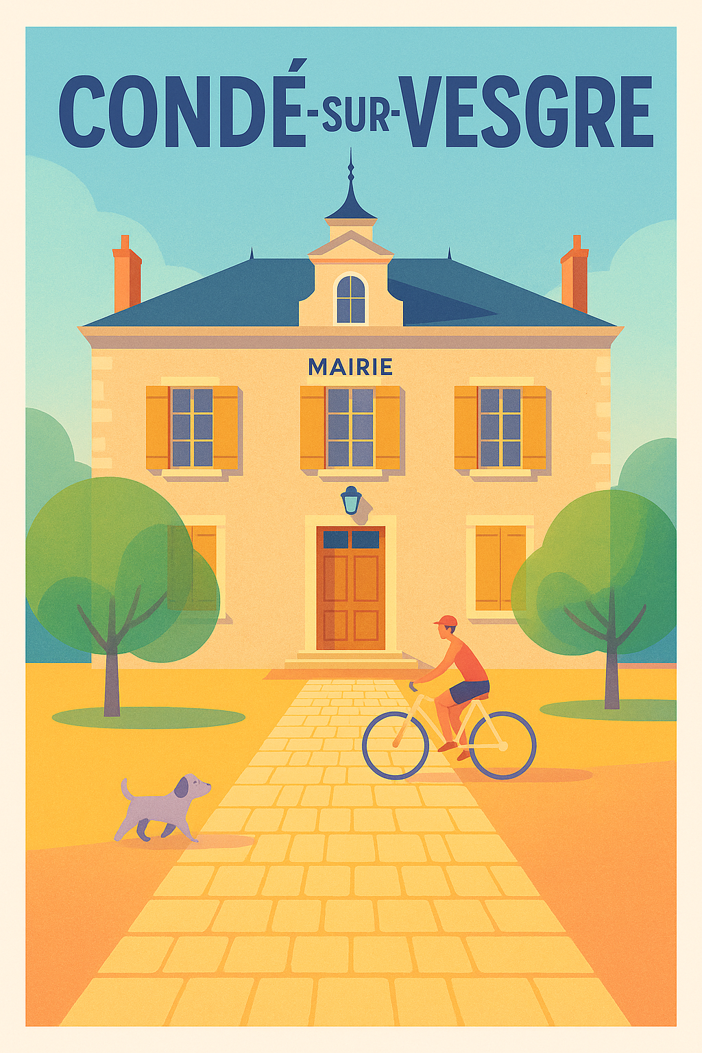 Affiche de Condé-sur-Vesgre - Charme villageois et douceur de vivre