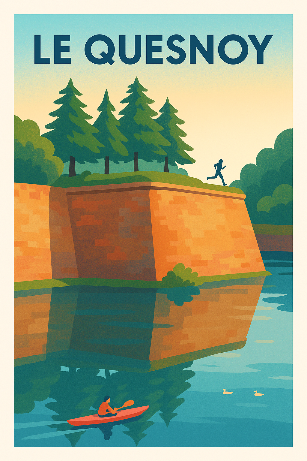 Affiche de Le Quesnoy - Nature et Fortifications en Harmonie