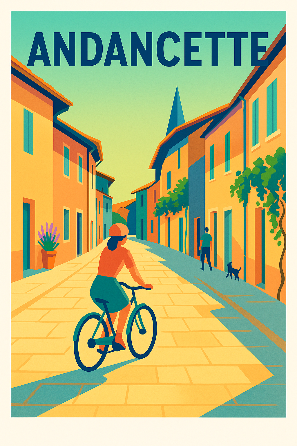 Affiche de Andancette - Douce balade au cœur du village