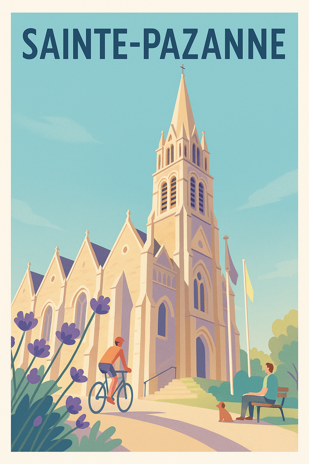 Affiche de Sainte-Pazanne - Charme et sérénité au cœur du village