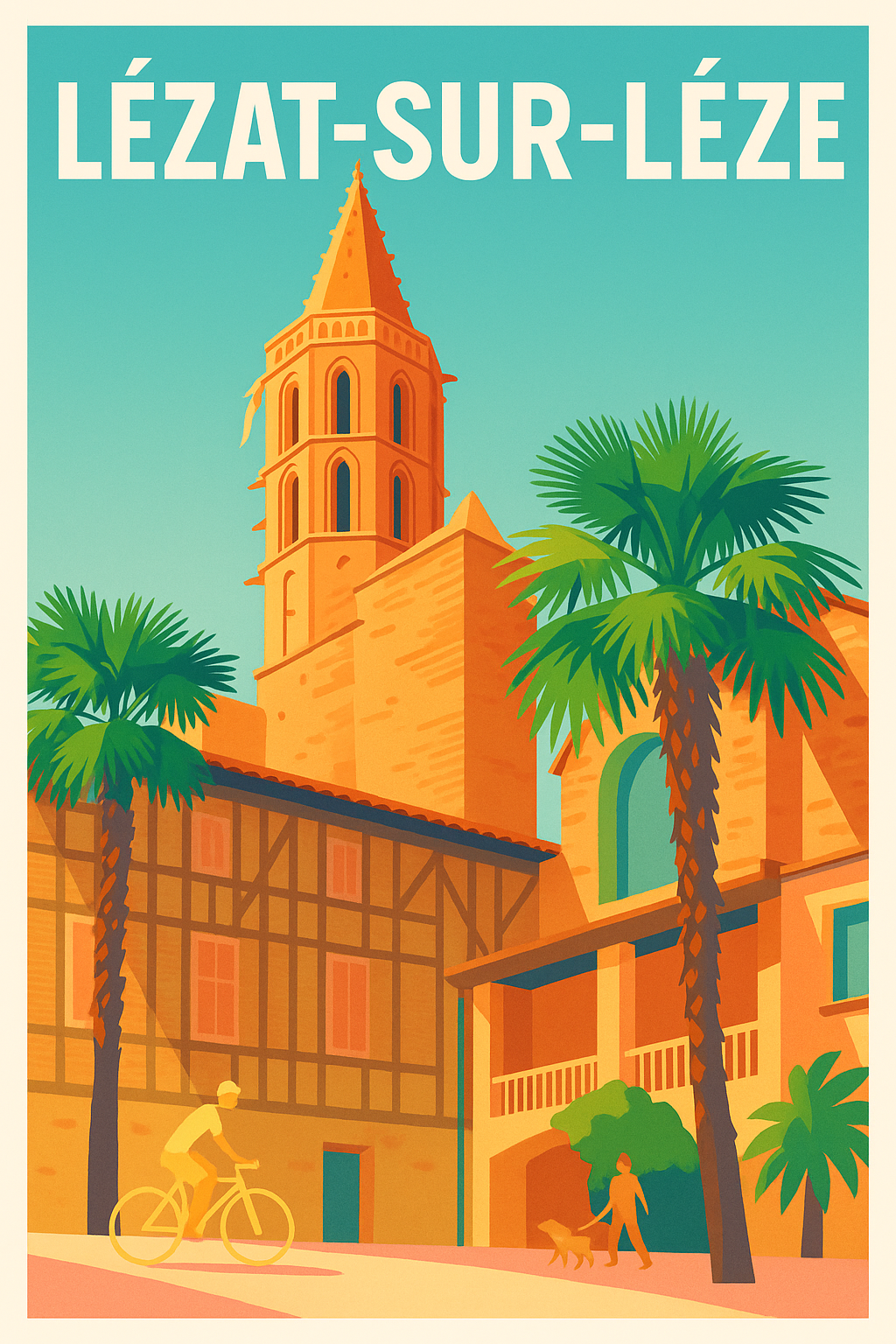 Affiche de Lézat-sur-Lèze - Charme Provençal et Douceur de Vivre