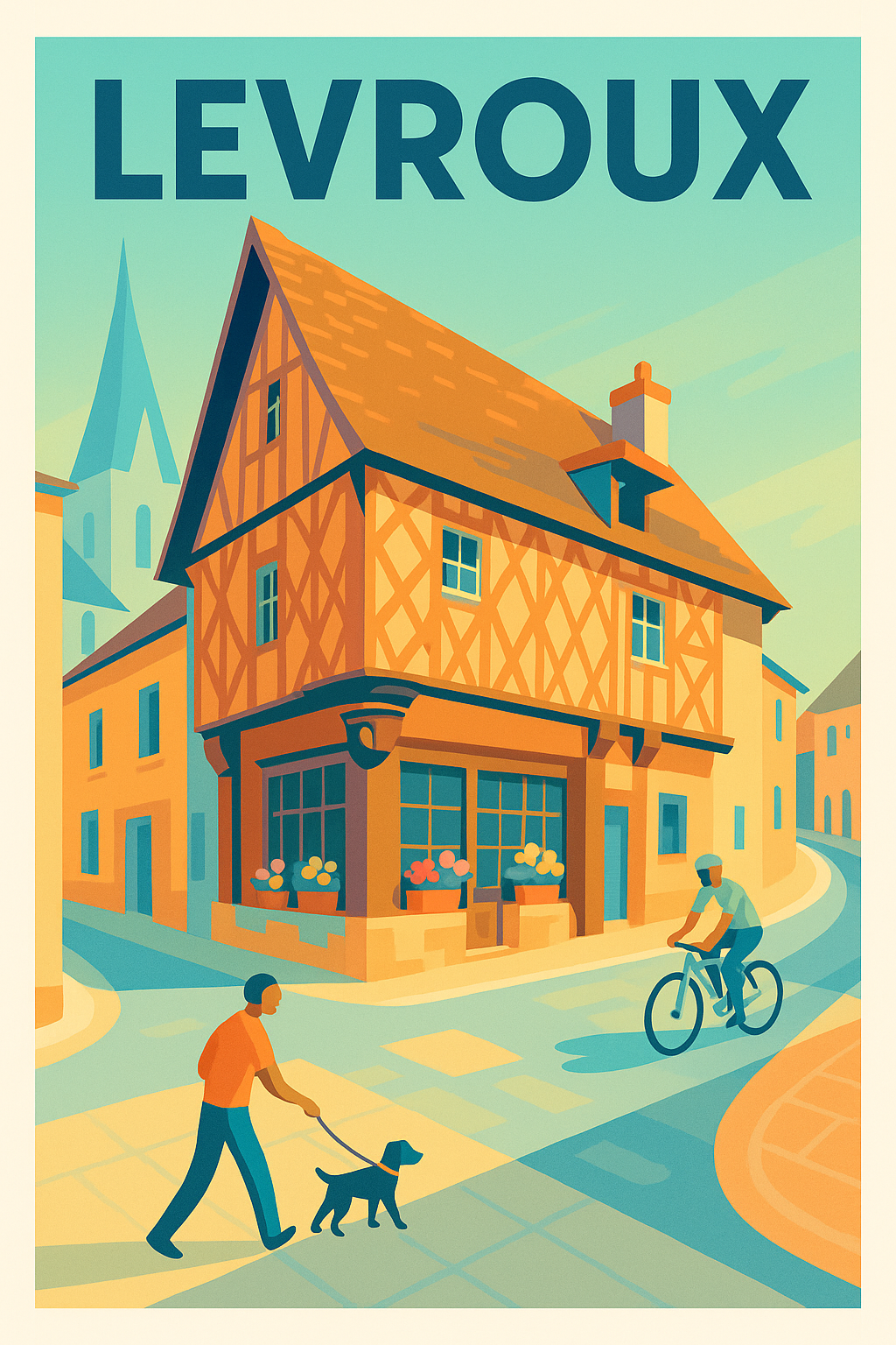 Affiche de Levroux - Charme traditionnel au cœur de la ville