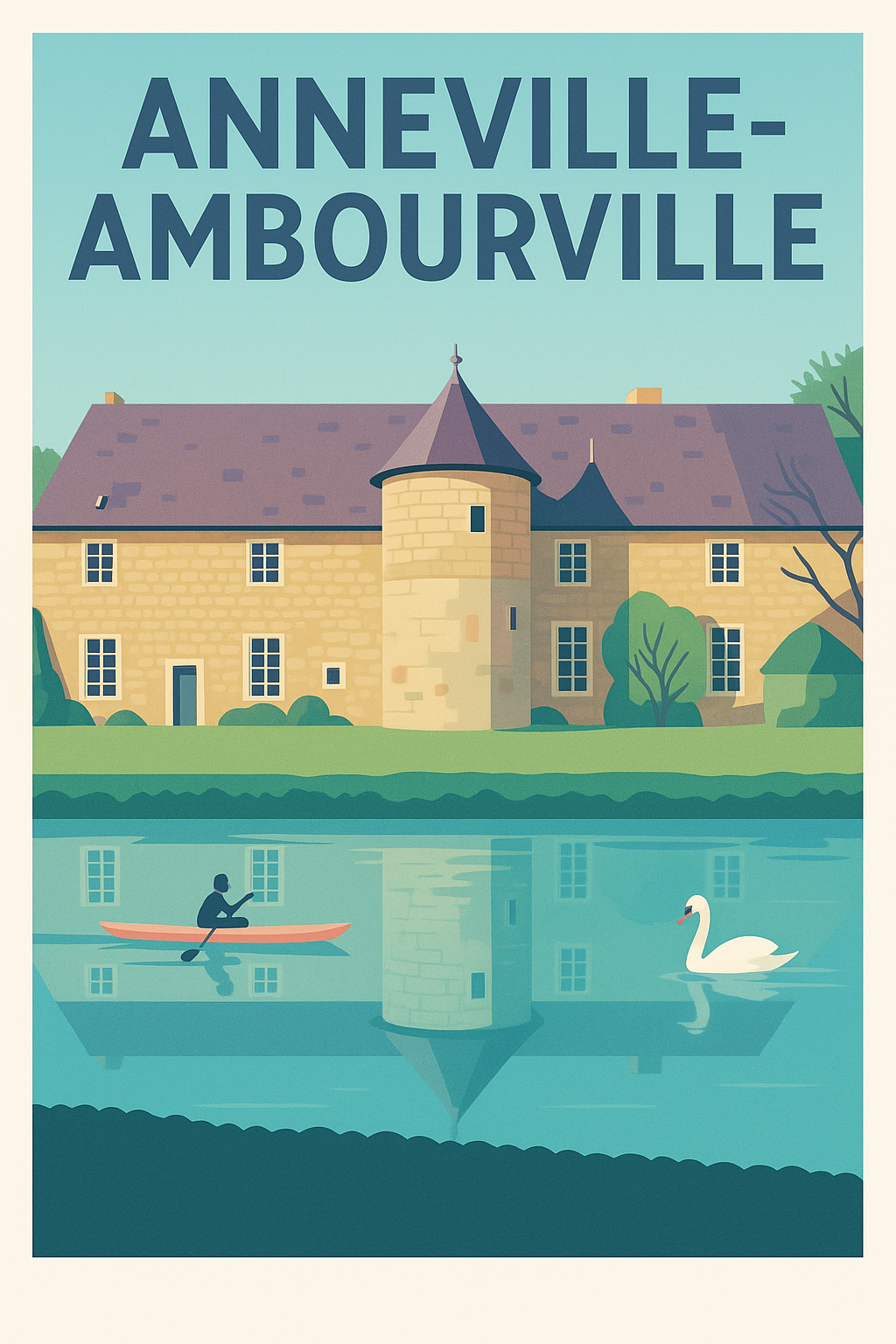 Affiche de Anneville-Ambourville - Charme et Sérénité au Bord de l'Eau