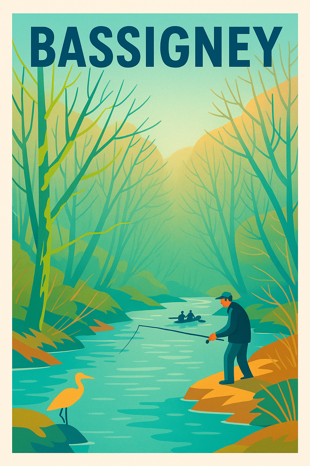Affiche de Bassigney - Évasion paisible au fil de l'eau