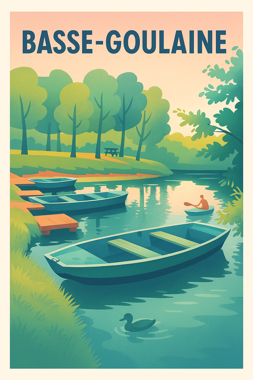 Affiche de Basse-Goulaine - Sérénité au fil de l'eau