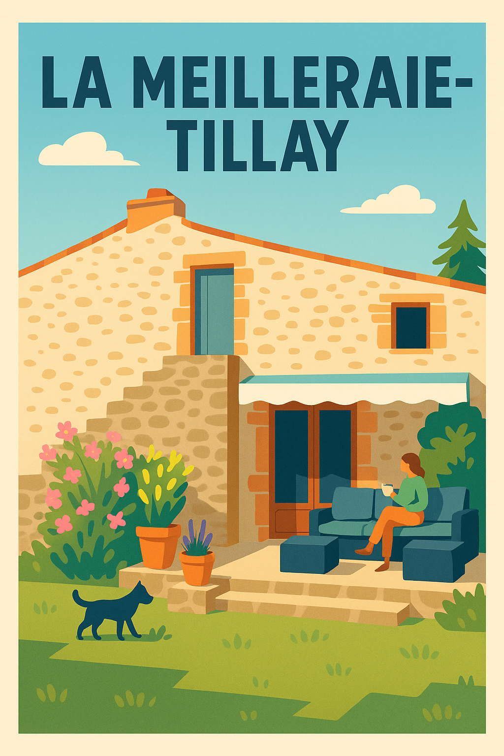 Affiche de La Meilleraie-Tillay - Charme et sérénité au cœur de la campagne
