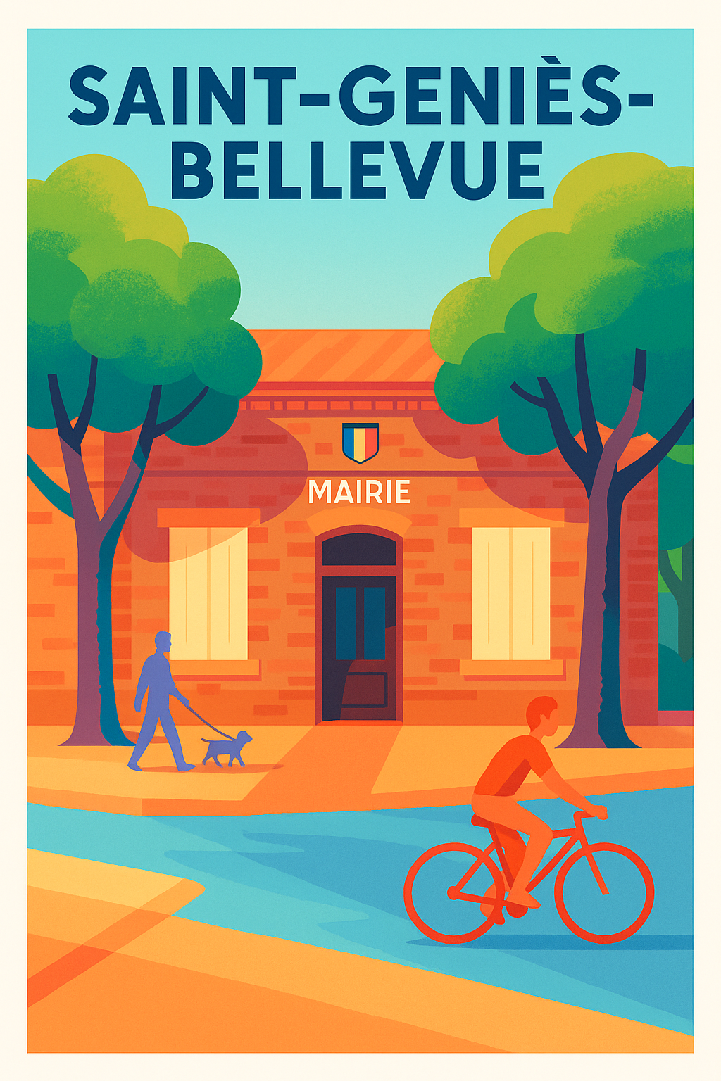 Affiche de Saint-Geniès-Bellevue - Charme et tranquillité au cœur du village