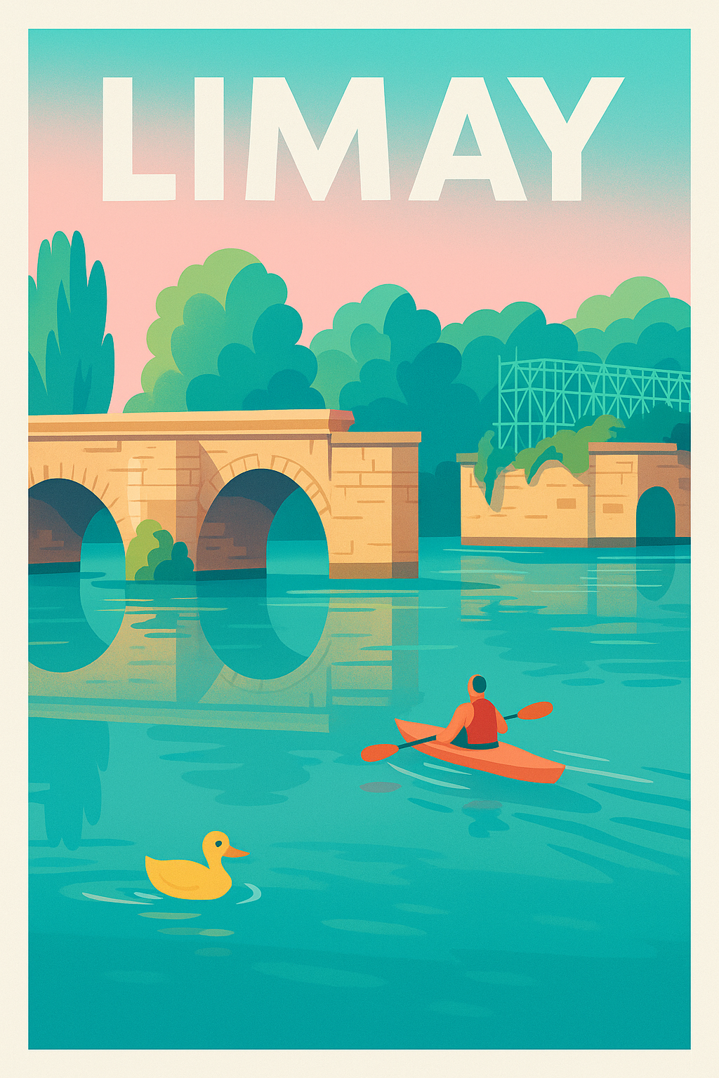Affiche de Limay - Sérénité au fil de l'eau