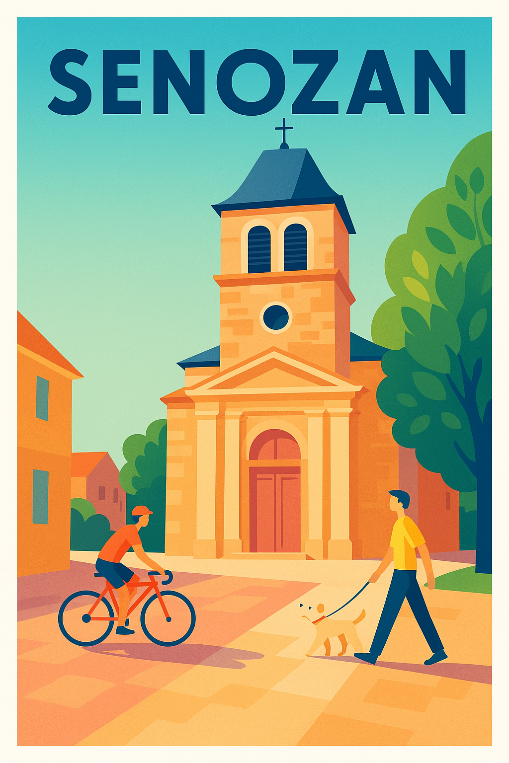 Affiche de Senozan - Charme et douceur de vie en Bourgogne