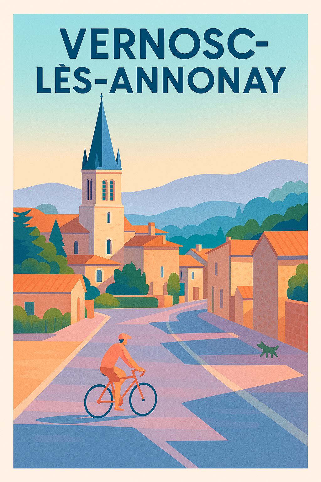 Affiche de Vernosc-lès-Annonay - Charme paisible au cœur de la vallée