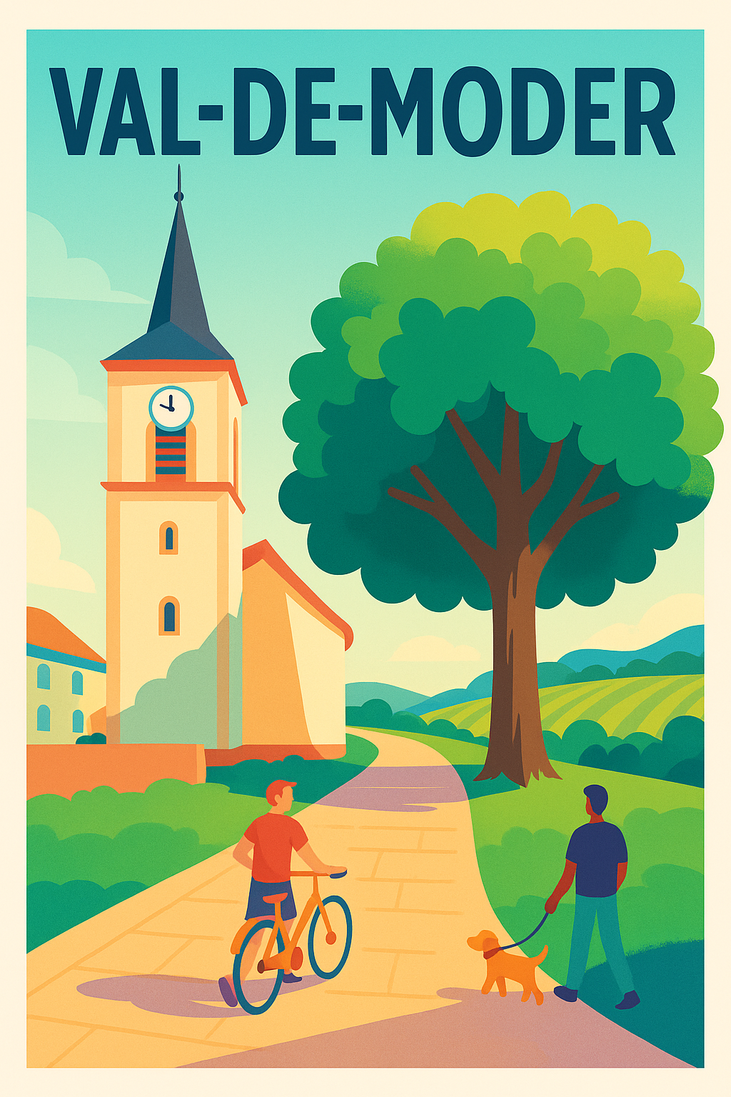 Affiche de Val-de-Moder - Une escapade bucolique au cœur de la nature