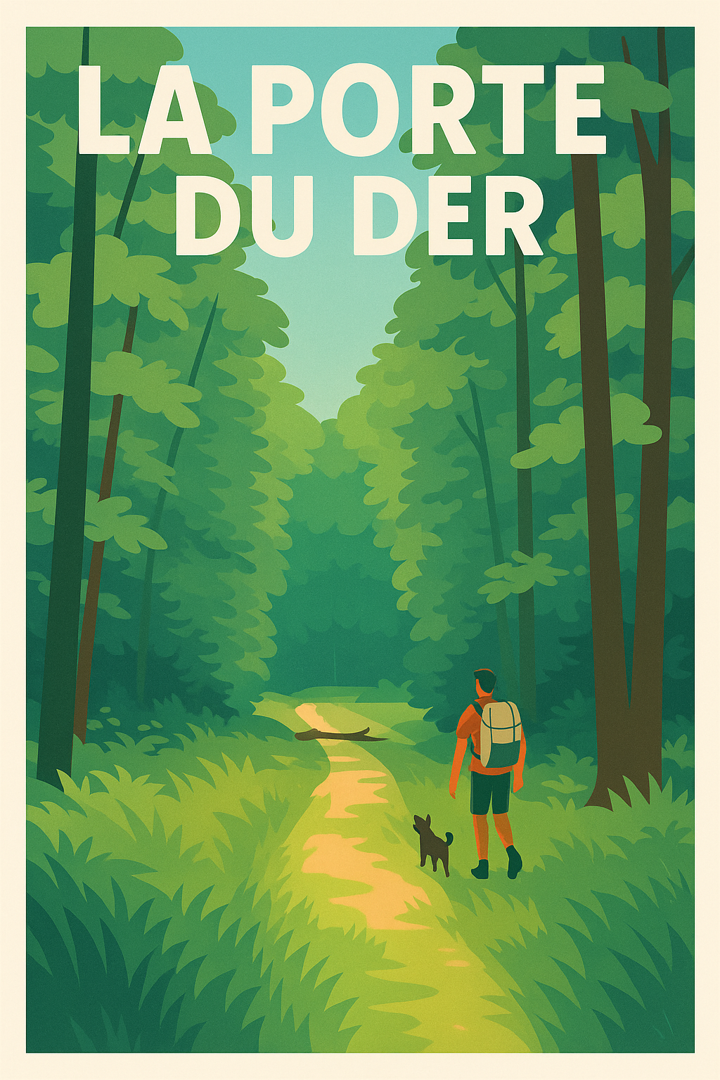 Affiche de La Porte du Der - Invitation à l'évasion naturelle