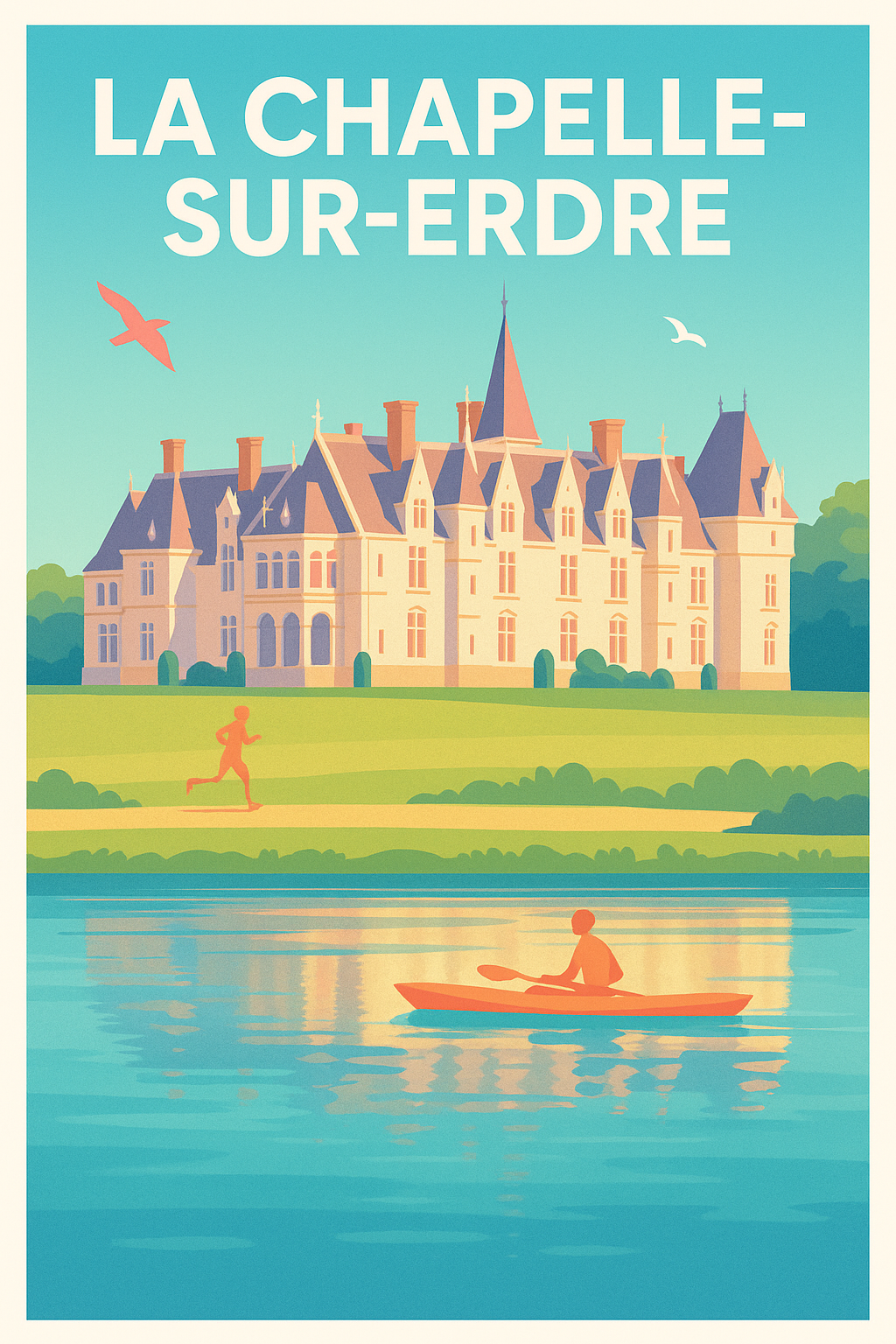 Affiche de La Chapelle-sur-Erdre - Élégance et sérénité au bord de l'eau