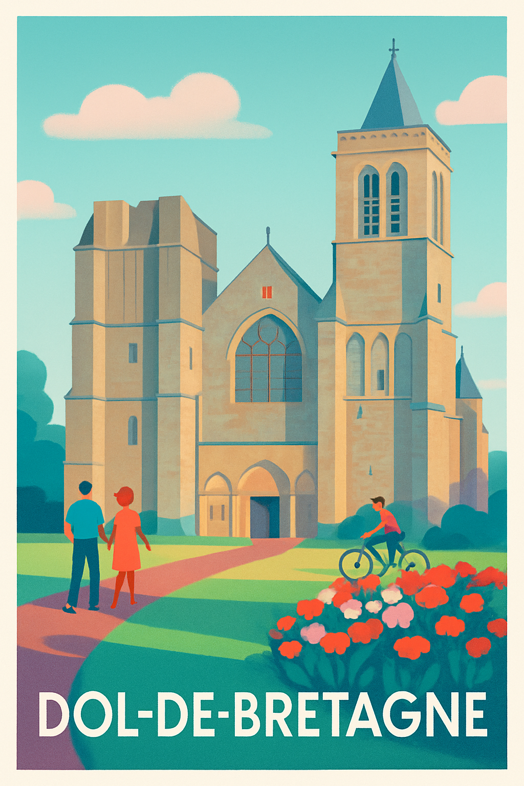 Affiche de Dol-de-Bretagne - Charme historique et sérénité bretonne