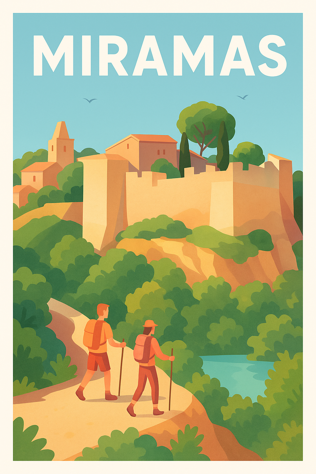 Affiche Miramas — Escapade Nature et Patrimoine · poster d'art de Miramas
