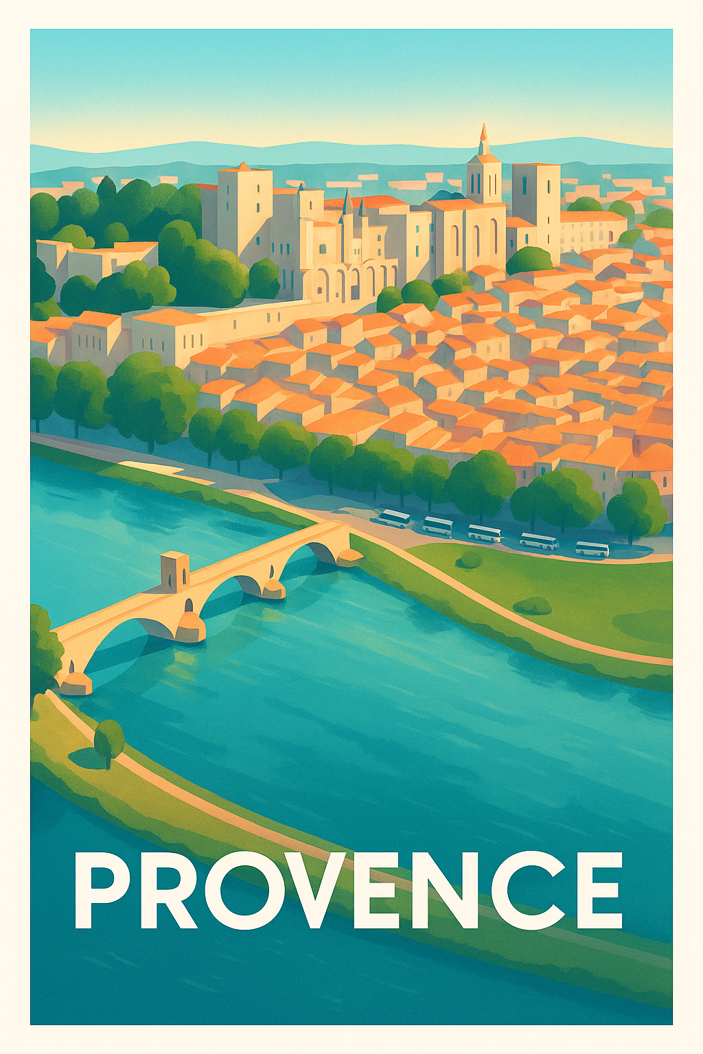 Affiche de Provence - L'élégance intemporelle du Sud