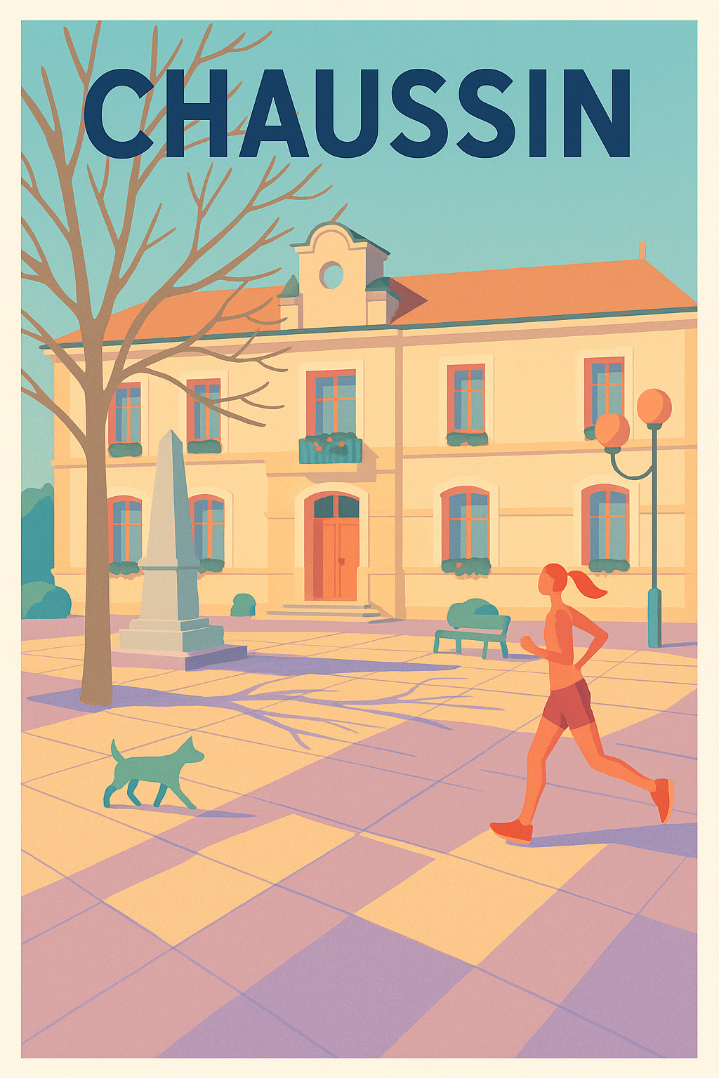 Affiche de Chaussin - Échappée matinale au cœur du village