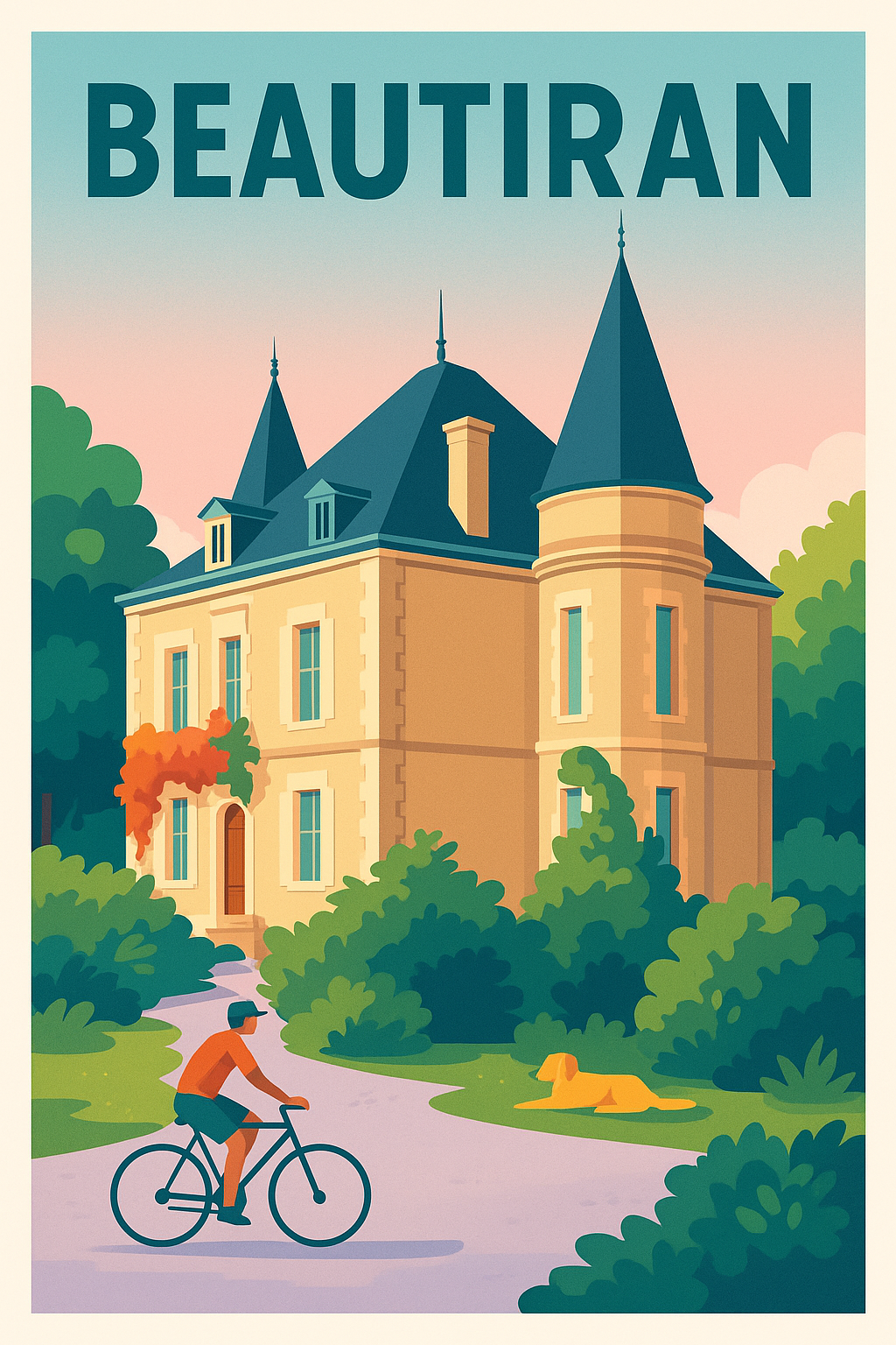 Affiche de Beautiran - Un havre de charme et de sérénité
