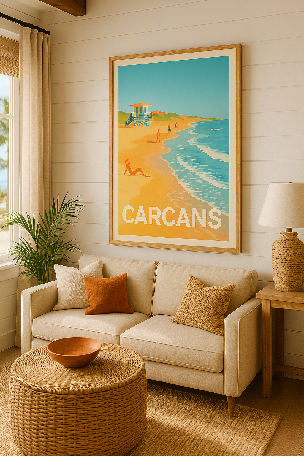 Mise en situation Affiche de Carcans - Évasion balnéaire en bord de mer