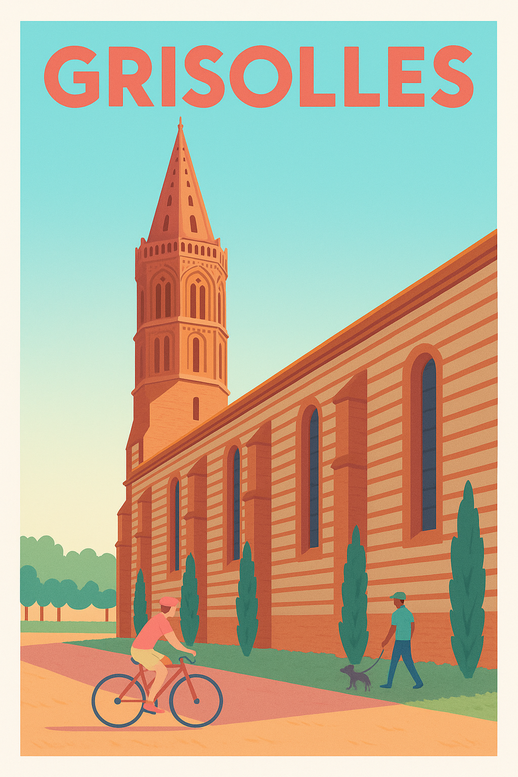 Affiche de Grisolles - Charme et sérénité au cœur de la ville